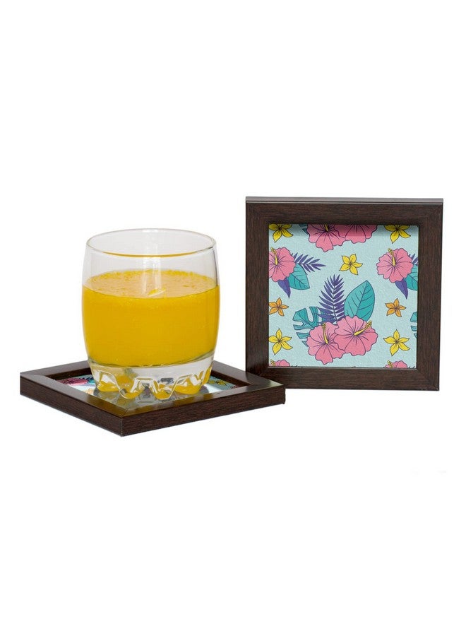 Paper Plane Design Tea Coffee Coaster Set Wooden Decorative Coasters Set. Home and Office Wooden Coasters Design 485 - Image 3