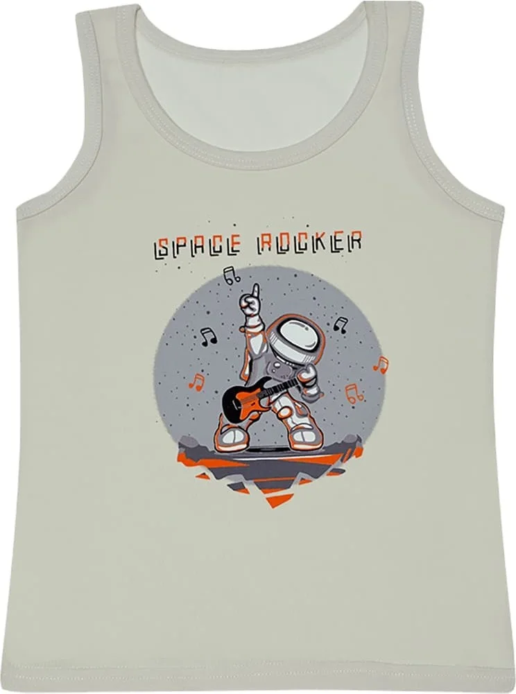 دونيلا 5-Pack Colorful Space Printed Boys Undershirt - 77711282B