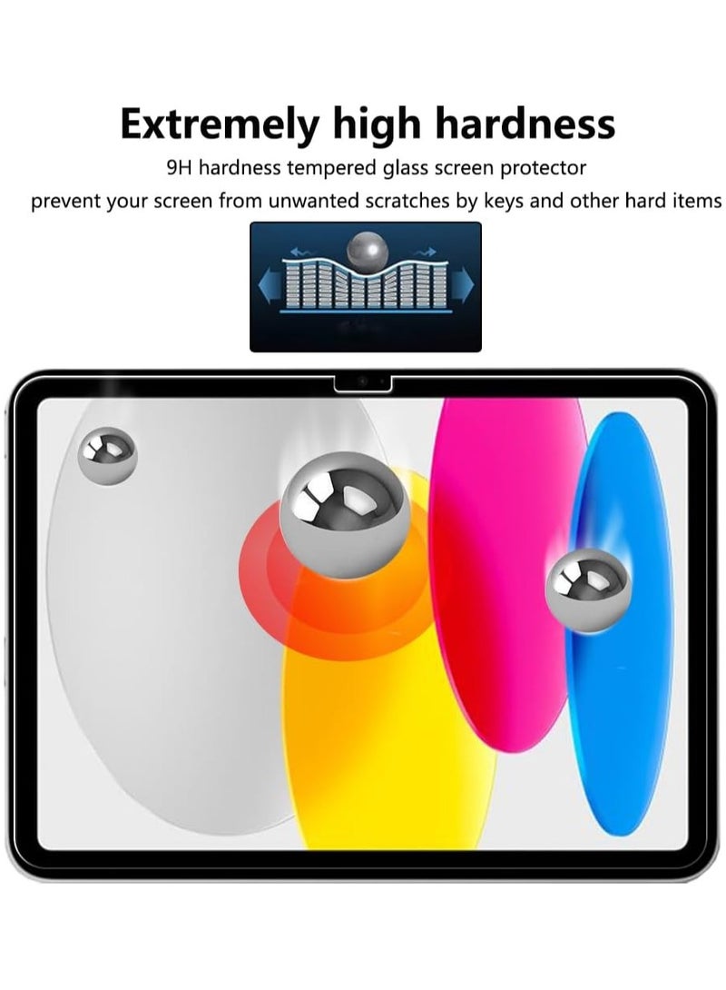 [1 Pack] Screen Protector for iPad 10.9 10th Generation 2022 A2696/A2757/A2777,Tempered Glass Film Guard for iPad 10th Gen 10.9" 2022 Release  - Image 4