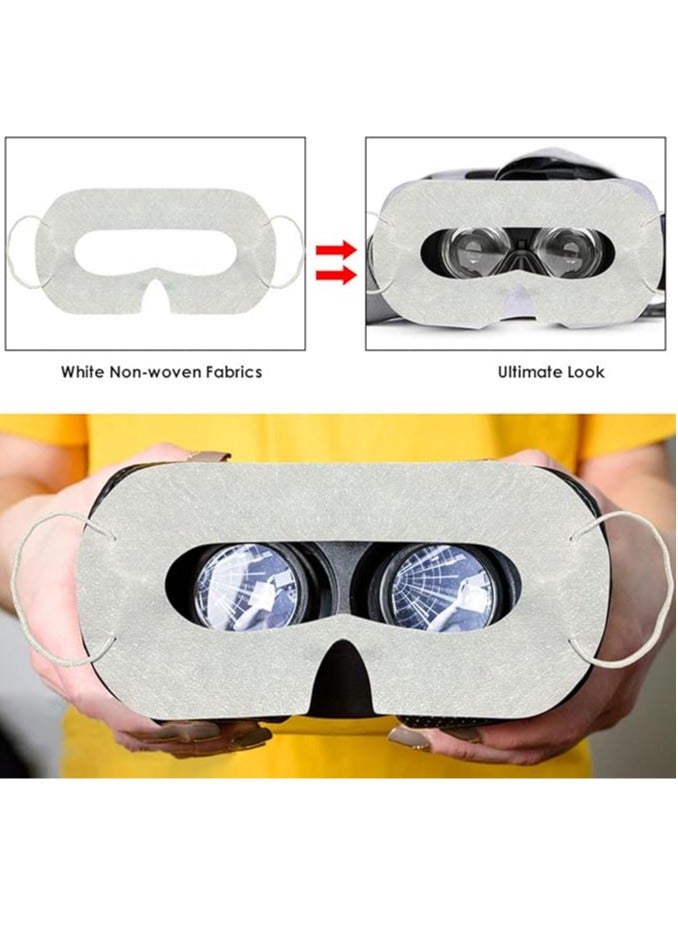 وسادات أذن ووجه لنظارات الواقع الافتراضي (VR)، مع 100 مقبض للسائق مع أربطة للمفاصل. وسادة تنفس حسب الحاجة لتخفيف العرق في الواقع الافتراضي. ملحقات تأمين العدسات وحمايتها، وقفل لمنع ألعاب الإطلاق وقف - Image 3