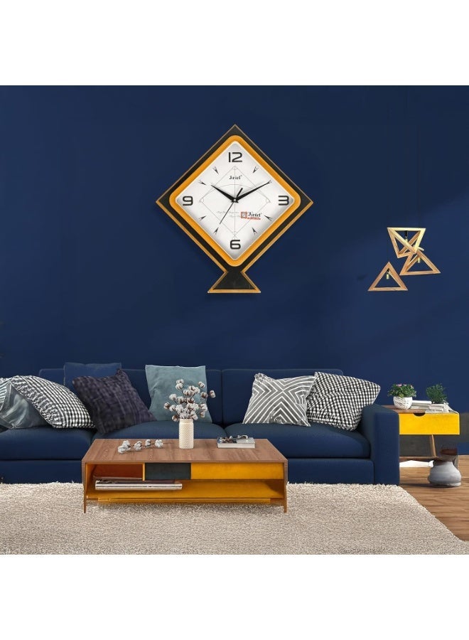 Ariel ساعة حائط على شكل طائرة ورقية AQ53 | حركة صامتة | تصميم زخرفي حديث - Image 3