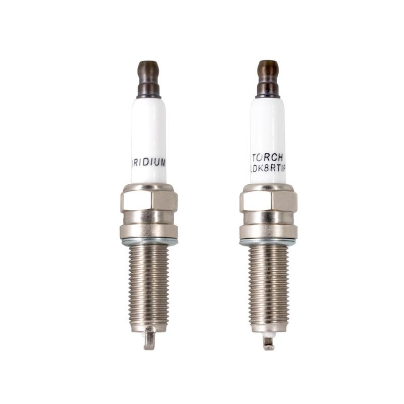 TORCH PK2 TORCH LDK8RTIP Iridium Platinum Spark Plug Replace for BOSCH YR5NI332S Spark Plug for CHAMPION RER6WYPB for DENSO GX81 SXU22HDR8Compatible with Santa Fe Sport 20TKia Sportage SX TurboOEM