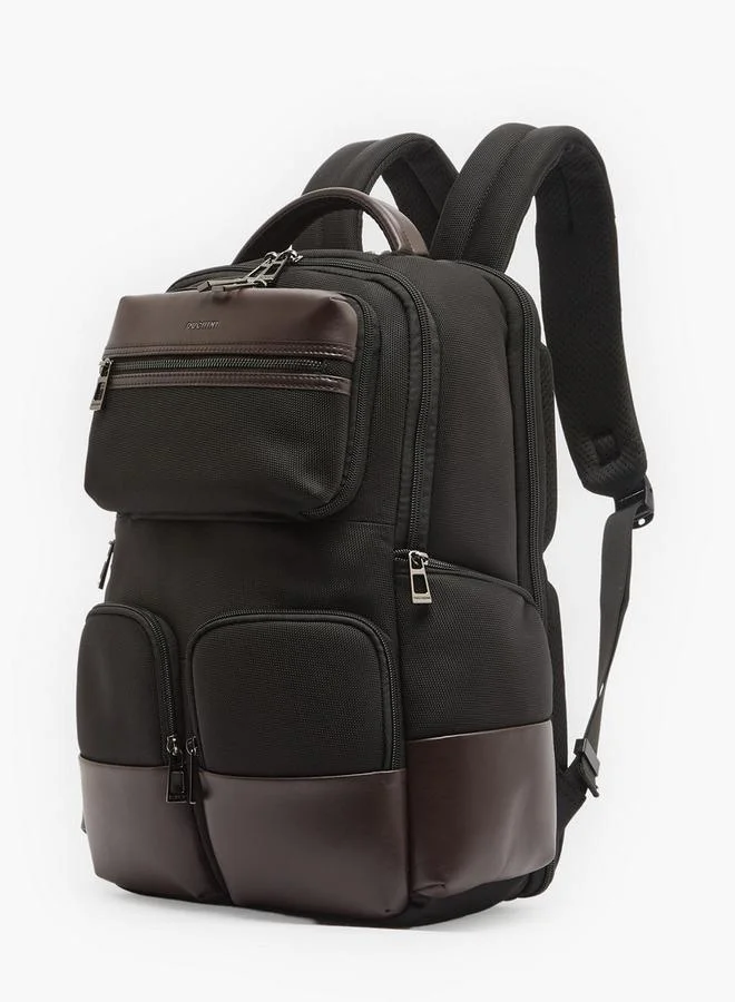 Duchini Men Padded Shoulder Strap Backpack