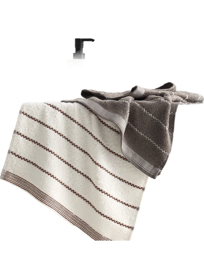 Fiber Towels, 3 Pack, Adult Size, Thickened, Absorbent, For Bathing And Face Washing, Large Towels, Lint-Free, Hair-Drying Hand Towels, 34*72Cm - Image 2