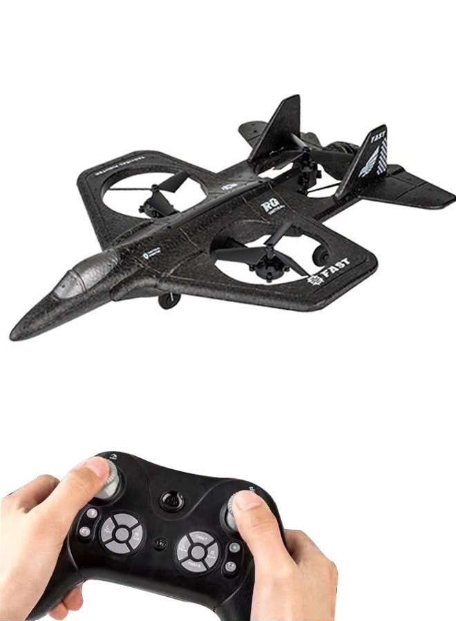 2.4G Remote Control Airplane, RC Plane with LED Flashing Lights, Outdoor Flight Toys for Kids Boys - Image 1