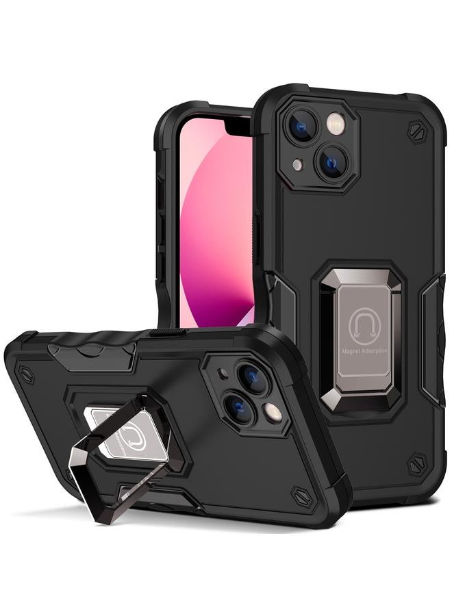 The Bros Case For iPhone 13 Ring Holder Non-slip Armor Phone Case
