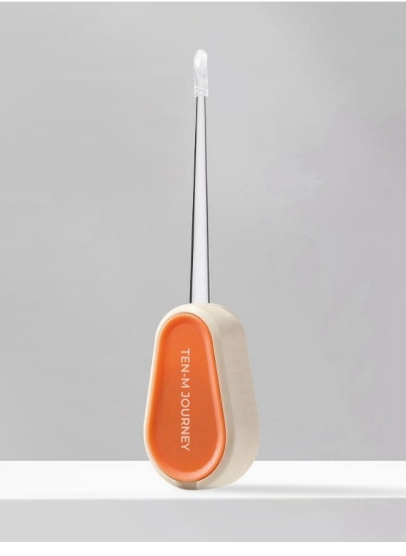 Be a better mom Ear Pick with LED Light Soft Silicone Ear Pick Without Hurting Earwax Remover Ear Pick with Replacement Head Ear Cleaning Tool for Toddlers  - Image 1