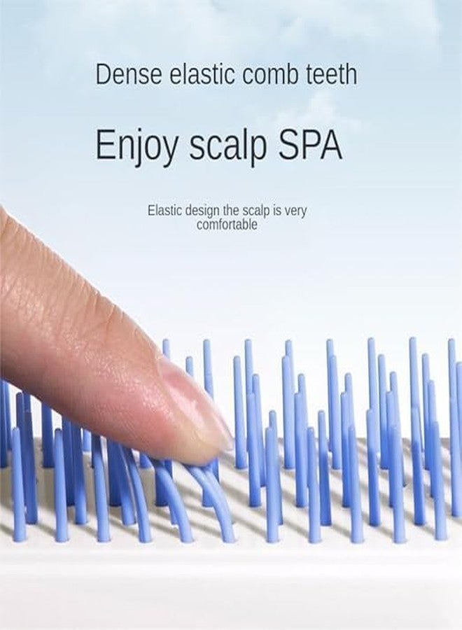 KONSSEE Self-Cleaning Anti-Static Massage Comb, Self Cleaning Hair Brush, Massage Comb For Hair, Retractable Rotary Lift Self-Cleaning Comb, Women's Hair Styling Tool (Multicolor, 1Pcs) - Image 3