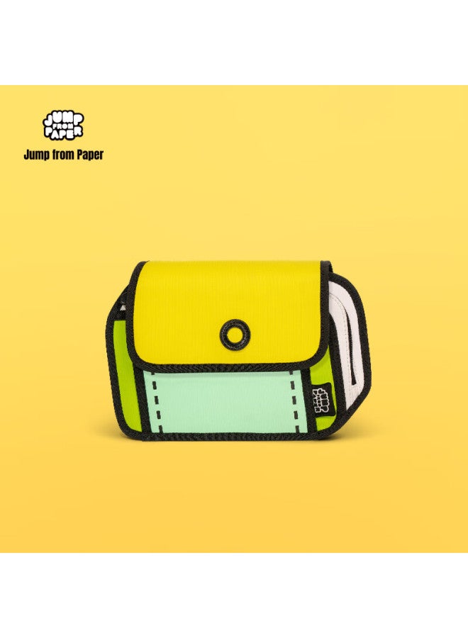 Jumpfrompaper [new Year Gift] Chest Bag, Crossbody Bag, Sports Cycling Bag, Shoulder Bag, Gift For Christmas, Grass Gree - Image 3