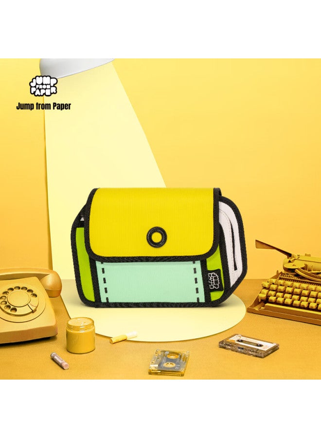 Jumpfrompaper [new Year Gift] Chest Bag, Crossbody Bag, Sports Cycling Bag, Shoulder Bag, Gift For Christmas, Grass Gree - Image 4