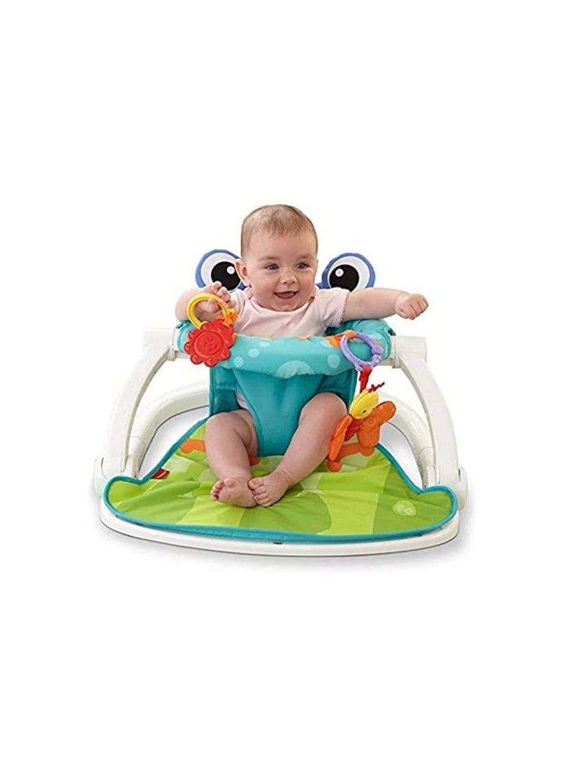 Baby Sit Me Up Floor Seat Kid's Snack Time Chair Toy Soft Fabric - Image 1