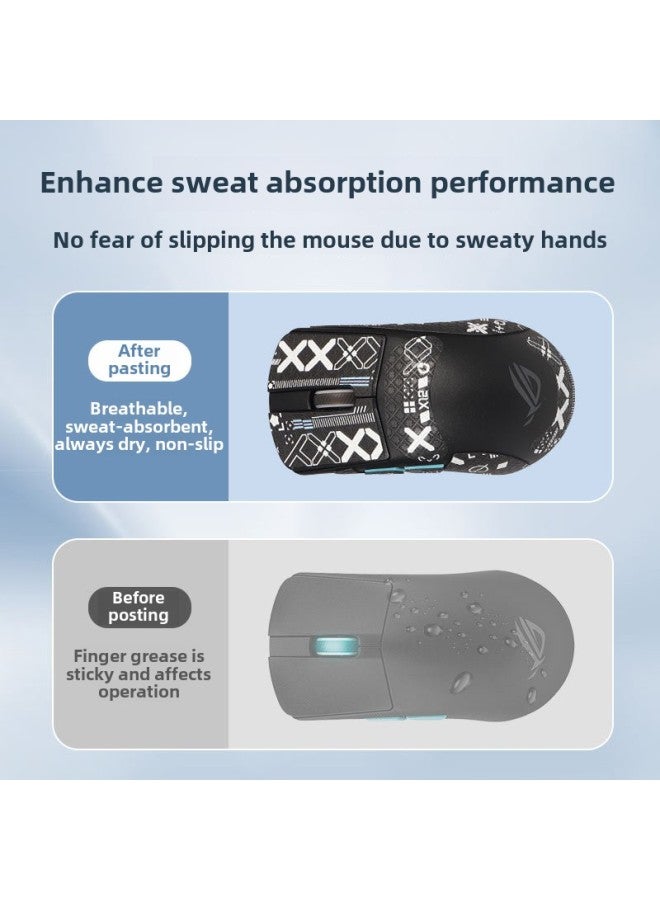 For ASUS ROG Mouse Sticker Player Country Dragon Scale ACE Sticker X AimLab Anti-slip Sticker Anti-sweat Sticker-Color:Small Yellow Duck Anti-skid Sticker 1 ]  - Image 5