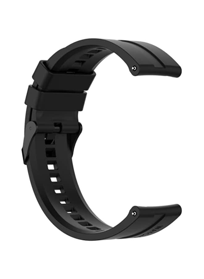 Beauenty Band For Huawei Watch GT 3 46mm/GT Runner 22mm Silicone Watch Band Black - Image 3