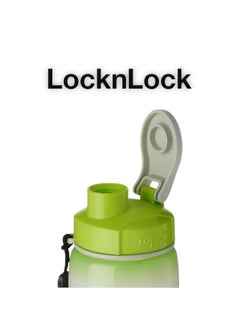 LOCK & LOCK LocknLock 500ml Color Sports Handy Bottle - Green, Collapsible, Lightweight, with Wrist Strap and Quick-Access Top  - Image 3