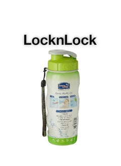 LOCK & LOCK LocknLock 500ml Color Sports Handy Bottle - Green, Collapsible, Lightweight, with Wrist Strap and Quick-Access Top  - Image 2