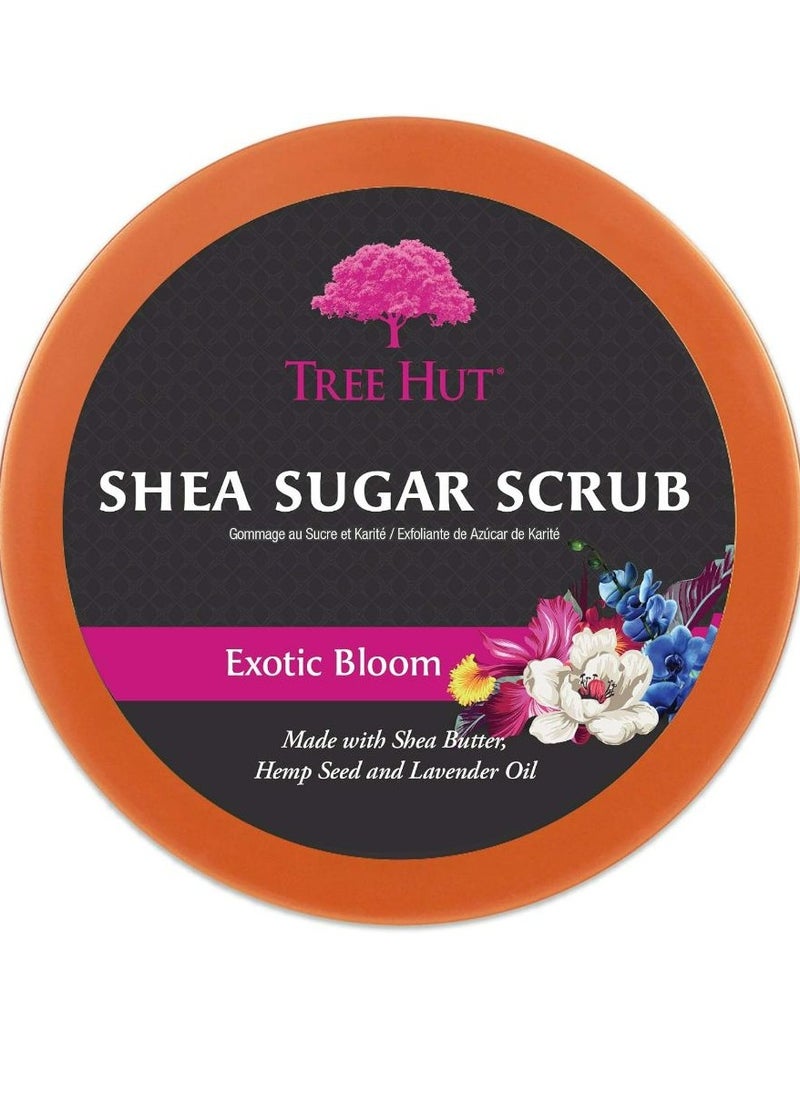 Exotic Bloom Shea Sugar Scrub 510 g