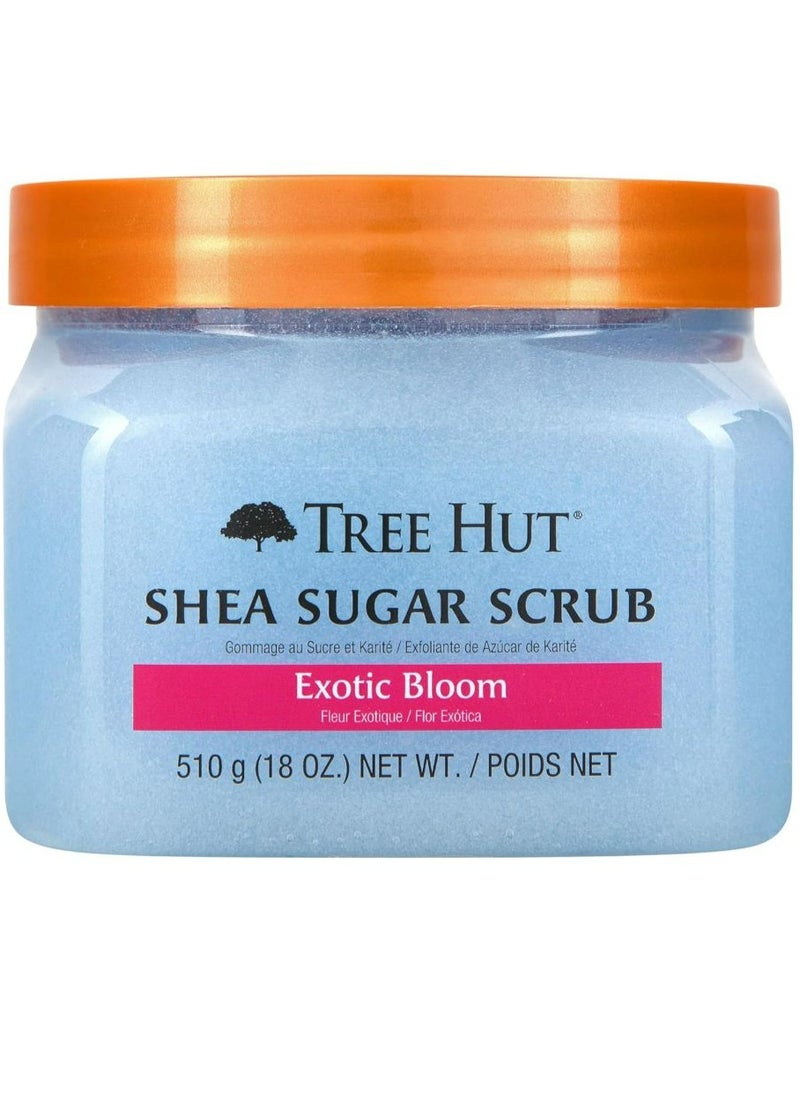 Exotic Bloom Shea Sugar Scrub 510 g