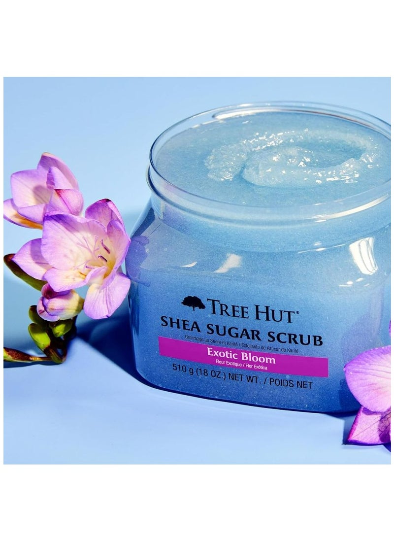 Exotic Bloom Shea Sugar Scrub 510 g