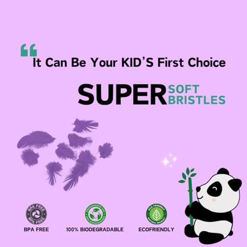 Purexa Kids Bamboo Toothbrush (Pack of 2)| Soft Bristles & Easy Grip Handle | Eco-Friendly, Antibacterial & Biodegradable | Safe & Gentle Oral Care for Kids (Ages 3-12) | Brown - Image 5