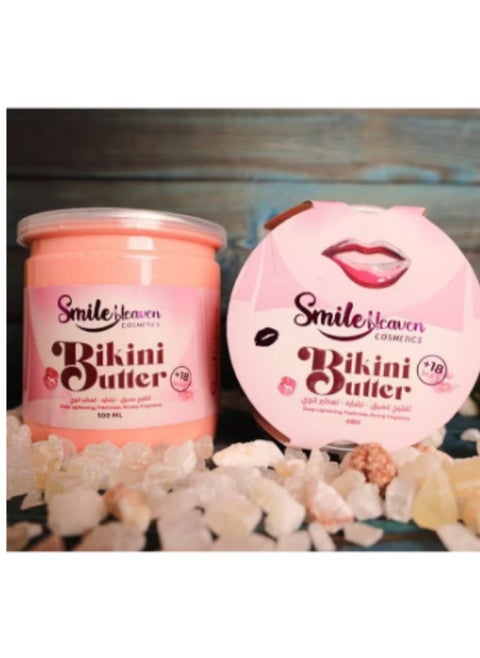 Smile Heaven Bikini Butter for lightening and moisturizing dark areas with a strong aromatic scent, 500 ml