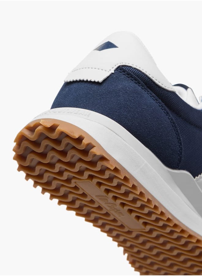 Lee Cooper Men's Logo Detail Sneakers with Lace-Up Closure  - Image 5