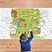 OHOME Easter Giant Coloring PosterTablecloth Easter Crafts for Kids 30 x 72 Inches Jumbo Coloring Banner Games Gifts Toys for BasketActivities Treats Party Decorations - Image 3
