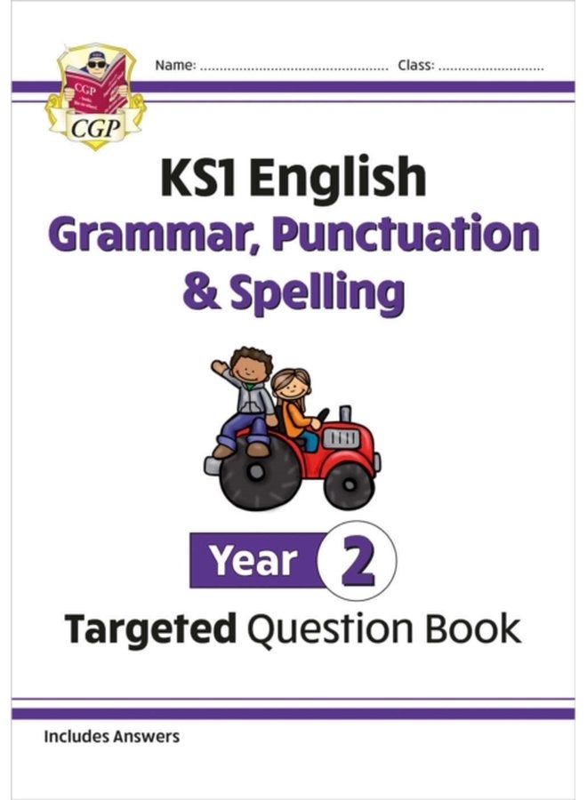 KS1 English Year 2 Grammar Punctuation Spelling Targeted Question Book with Answers - Paperback