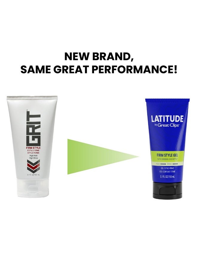 GREAT CLIPS - Latitude Firm Style Gel | Hair Gel For Men | High Hold + High Shine | 5.1Oz - Image 1
