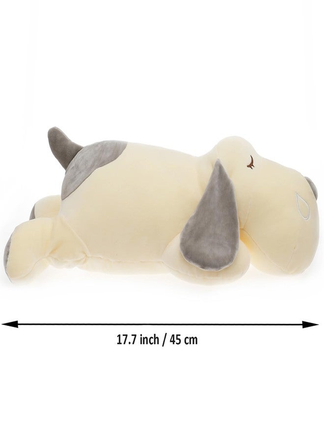 ERDAO Dog Plush Pillow, Soft Dog Stuffed Animals Toy Plushie Body Pillow Gifts for Kids Girls Boys (Gray, 17.7 inch) - Image 4