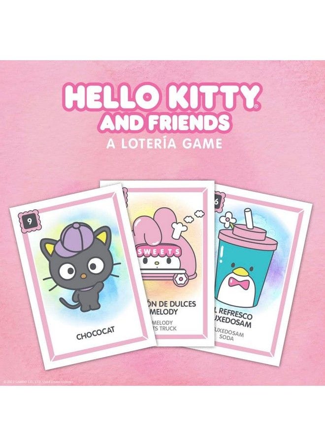 USAopoly - Hello Kitty And Friends; Traditional Loteria Mexicana Game Of Chance ; Bingo Style Game Featuring Custom Artwork & Illustrations; Inspired By Spanish Words & Mexican Culture - Image 1