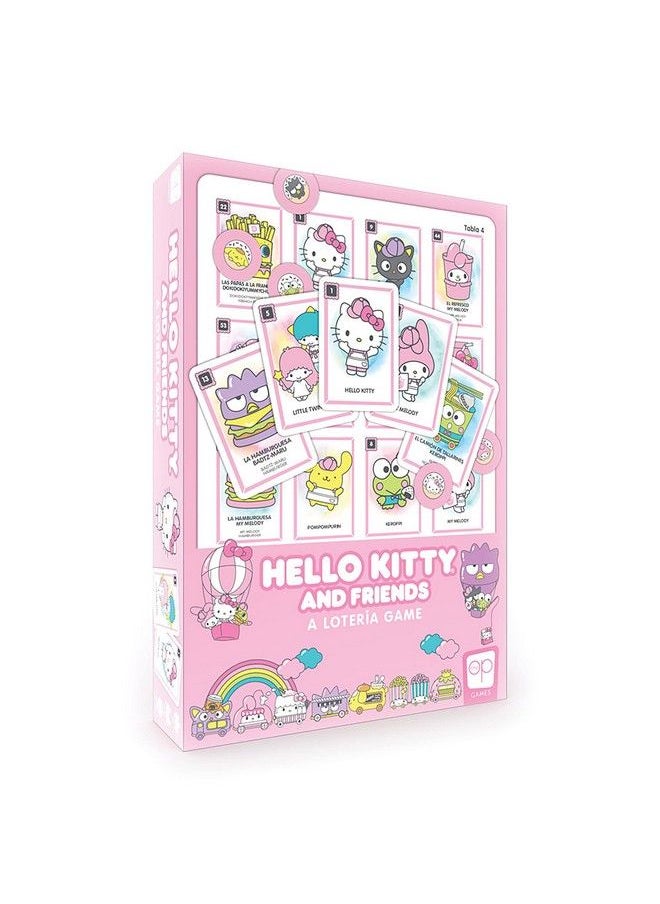 USAopoly - Hello Kitty And Friends; Traditional Loteria Mexicana Game Of Chance ; Bingo Style Game Featuring Custom Artwork & Illustrations; Inspired By Spanish Words & Mexican Culture - Image 1