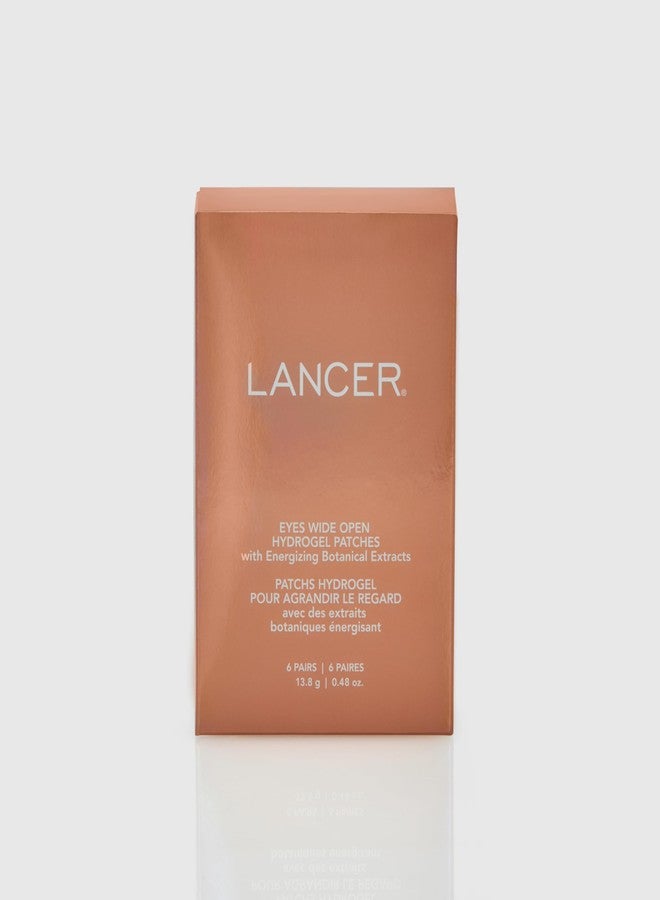 Lancer Skincare Hydrogel Under Eye Patches with Energizing Botanical Extracts, Gel Eye Patches for Under Eye Revitalization (12 Patches) - Image 1