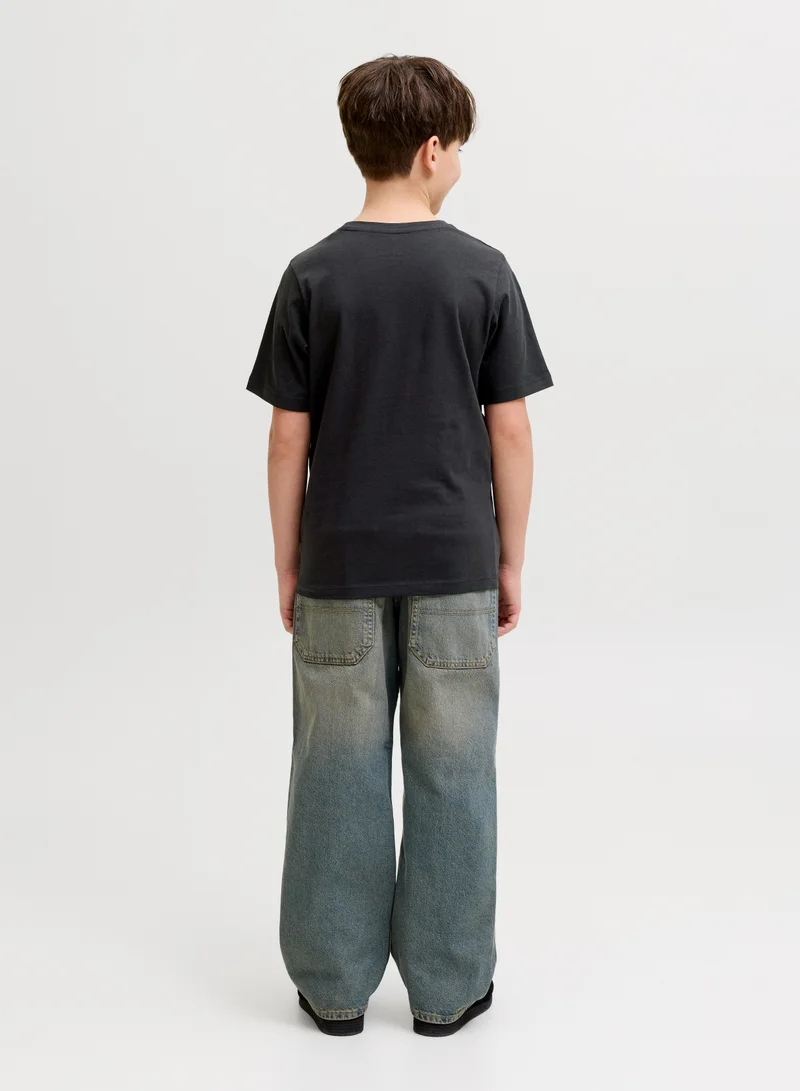Jack & Jones Junior Youth Graphic Crew Neck T-Shirt