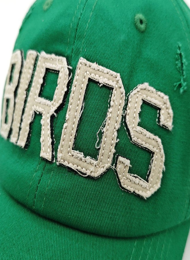 ASVP Shop Birds Dad Hat in Kelly Green - Retro Vintage Look - Image 2