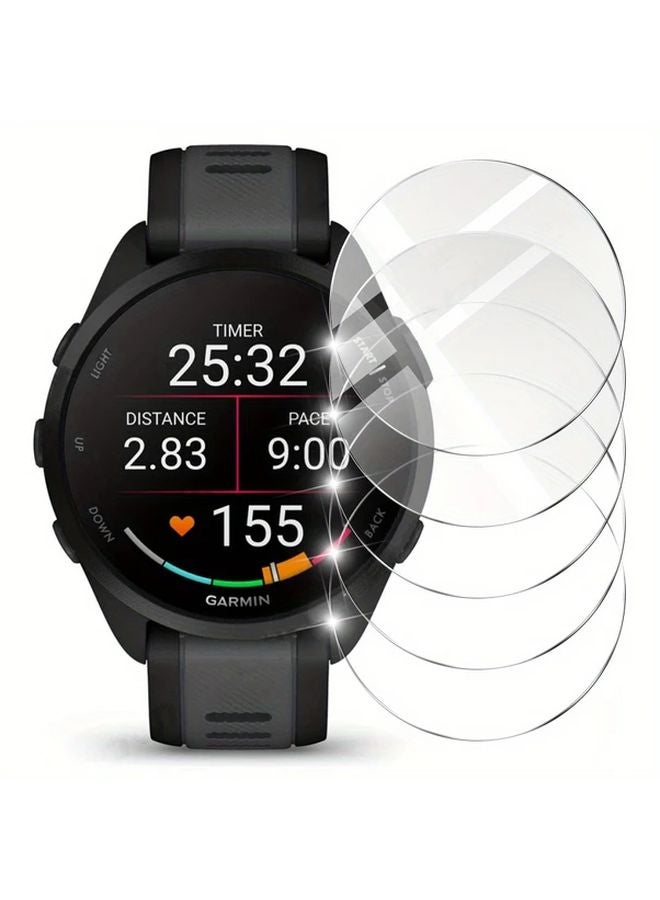 5Pcs 9H Tempered Glass Screen Protector For Garmin Forerunner 645 Clear HD Film - Image 2