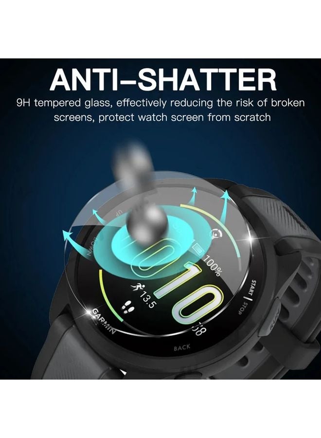 5Pcs 9H Tempered Glass Screen Protector For Garmin Forerunner 645 Clear HD Film - Image 5