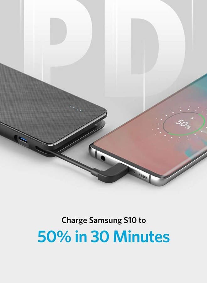 باور بنك باور كور بلس للشحن بكبل مدمج من النوع USB-C - Image 3