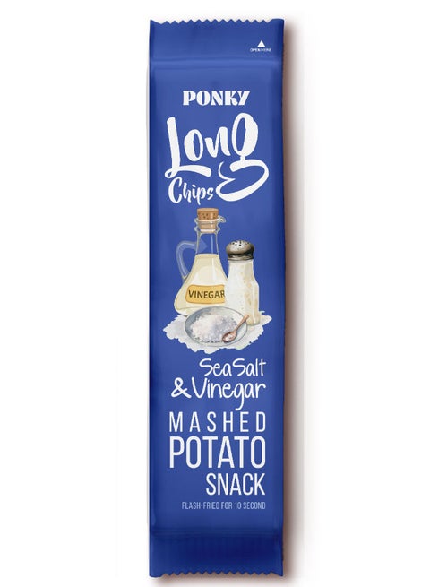 رقائق البطاطس الطويلة بنكهة سلطة البحر والخل - 75 جرام