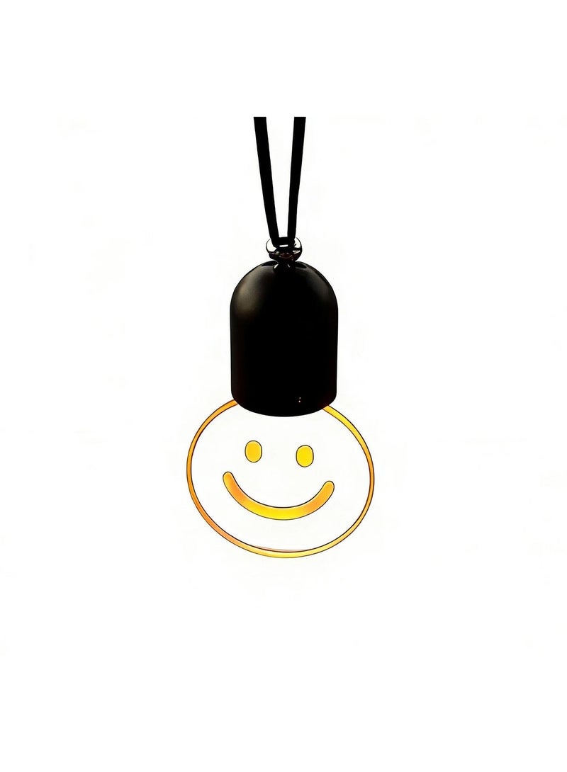 general Cute Smiley Car Hanging Light – Warm LED Interior Decoration Pendant - Image 3