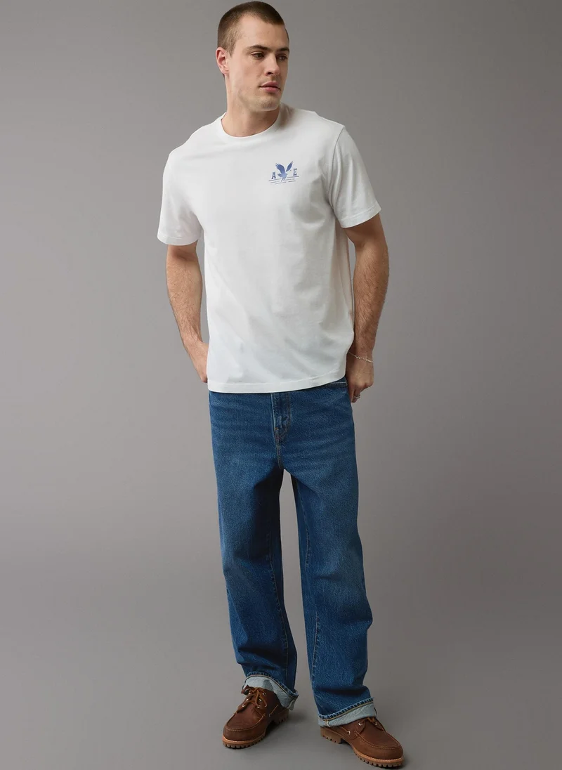 امريكان ايجل Graphic Logo Crew Neck T-Shirt