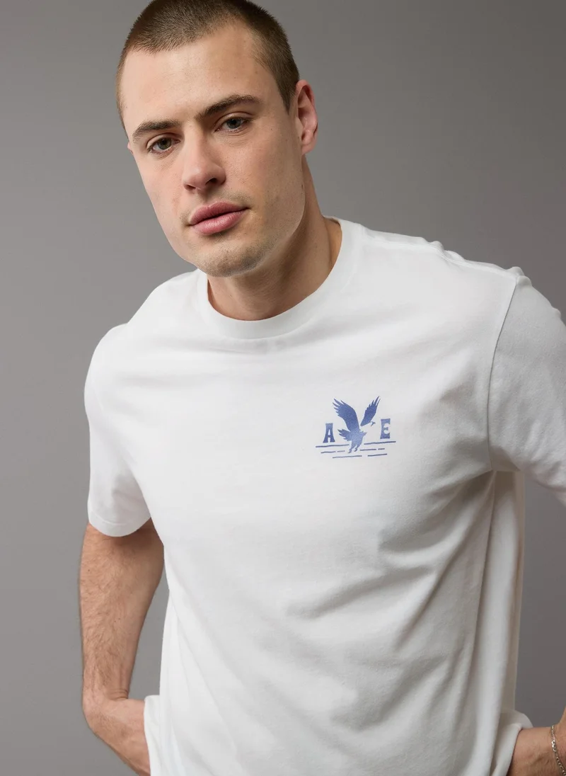 امريكان ايجل Graphic Logo Crew Neck T-Shirt