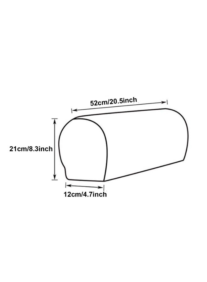1 زوج من أغطية أذرع الأريكة واقيات أذرع الأريكة المرنة أغطية أذرع الكرسي القابلة للإزالة - Image 2