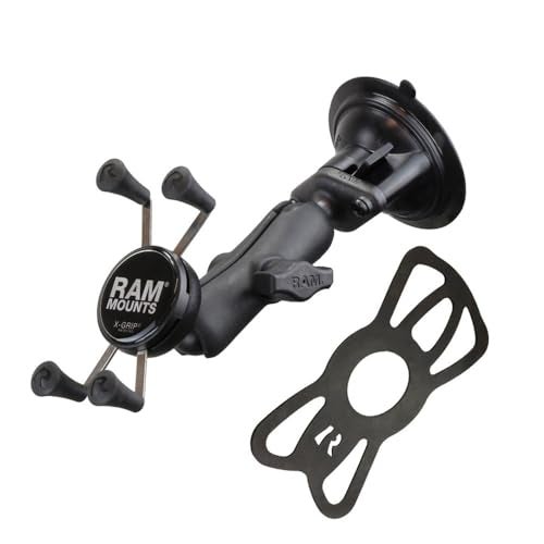 RAM Mounts X-Grip Phone Mount with RAM Twist-Lock Suction Cup RAM-B-166-UN7U with Medium Arm for Vehicle Windshields - Image 2