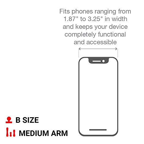 RAM Mounts X-Grip Phone Mount with RAM Twist-Lock Suction Cup RAM-B-166-UN7U with Medium Arm for Vehicle Windshields - Image 5