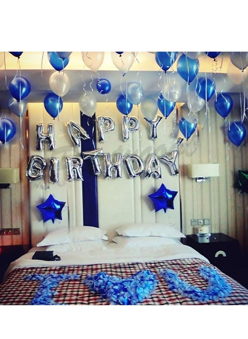 YelaJoy - Birthday Decorations for Men Blue Adult Theme Party Decorations Perfect for Night Party and Male Bachelor Party Decorations - Image 1