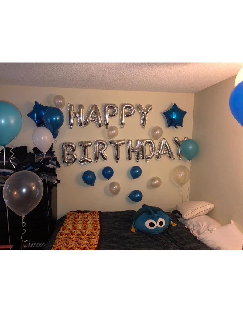 YelaJoy - Birthday Decorations for Men Blue Adult Theme Party Decorations Perfect for Night Party and Male Bachelor Party Decorations - Image 1