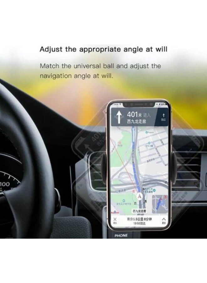 Yesido Airvent C47 Universal Car Phone Holder, Black - Image 2