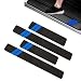 Ferianl 4PCS Door Sill Protector Compatible with Dodge Charger Challenger Fiber Leather Door Sill Guard Decoration Stickers Universal for SUV Sedan Blue Black - Image 2