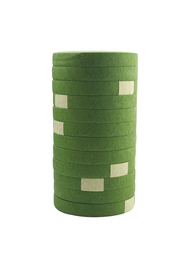 Decora A Dozen 1/2 Inch By 30 Yard Dark Green Floral Tape For Bouquet Stem Wrap Floral Arranging Craft Projects Corsages Wedding Bouquet - Image 1