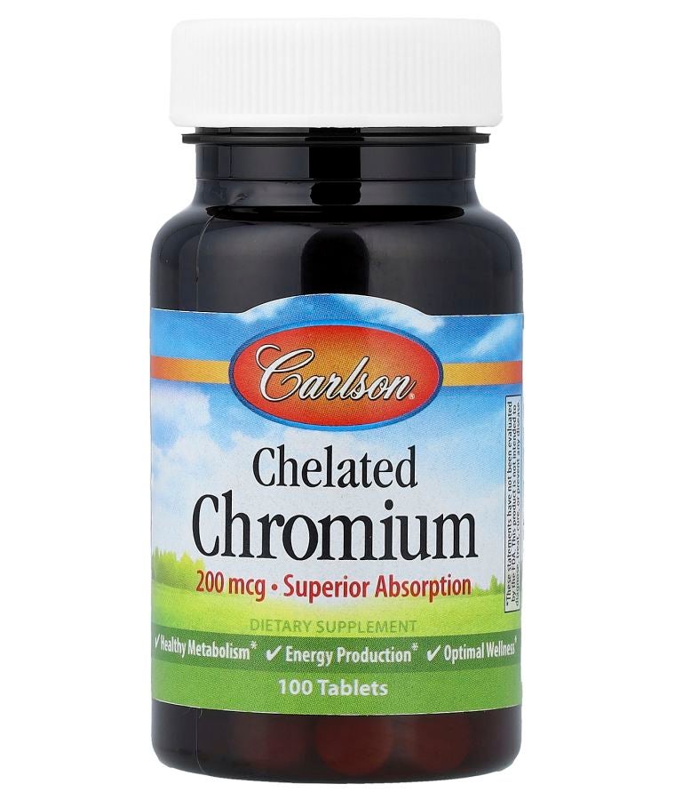 Chelated Chromium 100 Tablets